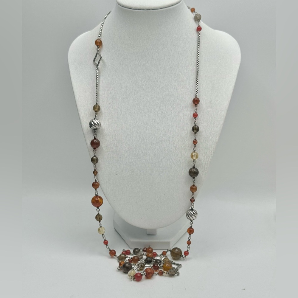 David Yurman Elements Multistone Bead Necklace - image 1